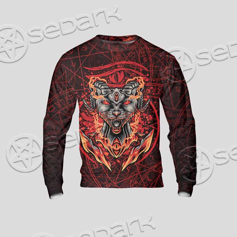 Baphomet Cat SED-0910 Unisex Sweatshirt