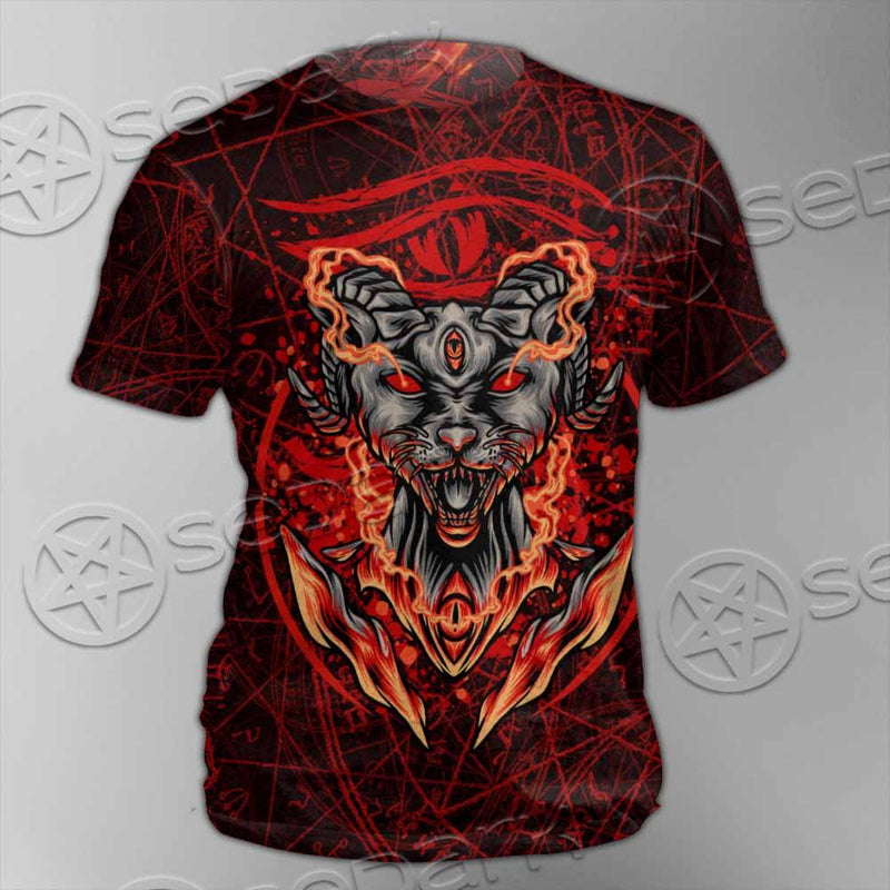Baphomet Cat SED-0910 Unisex T-shirt