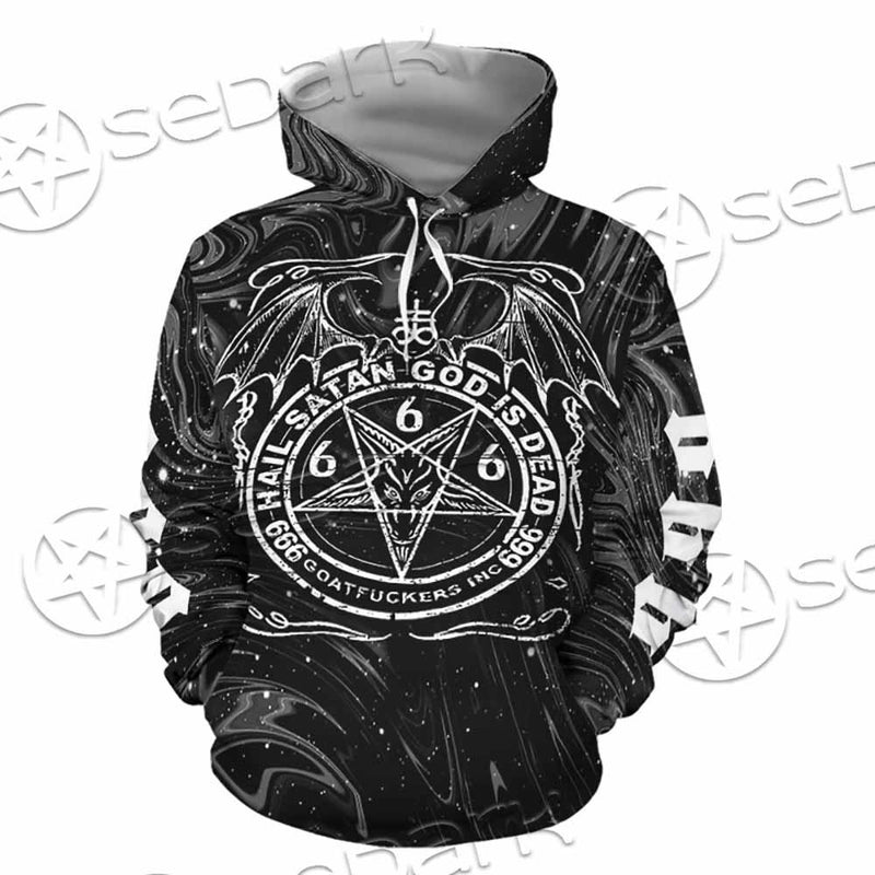 Hail Satan God Is Dead SED-0911 Hoodie & Zip Hoodie