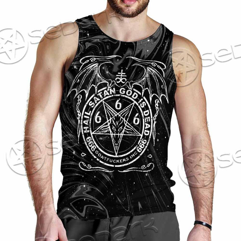 Hail Satan God Is Dead SED-0911 Men Tank-tops