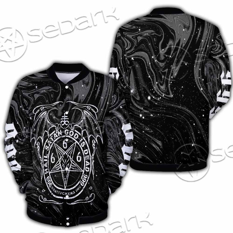 Hail Satan God Is Dead SED-0911 Button Jacket