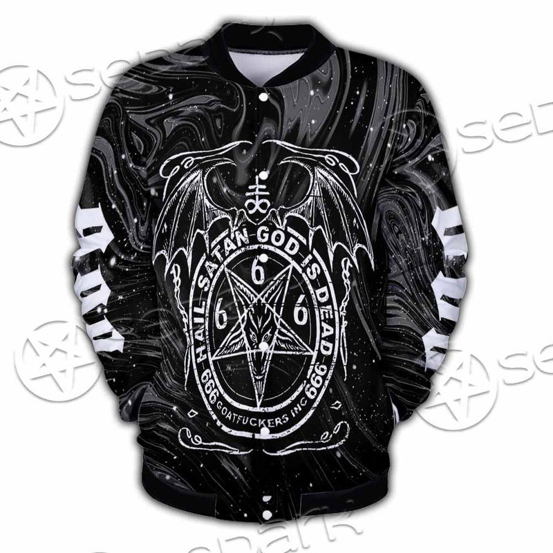 Hail Satan God Is Dead SED-0911 Button Jacket