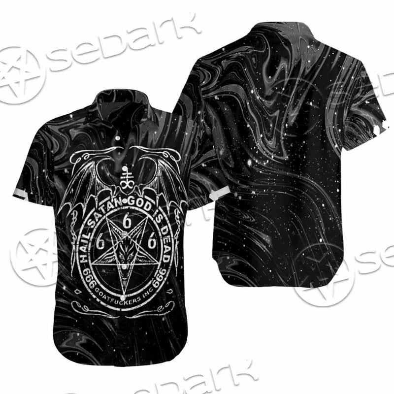 Hail Satan God Is Dead SED-0911 Shirt Allover