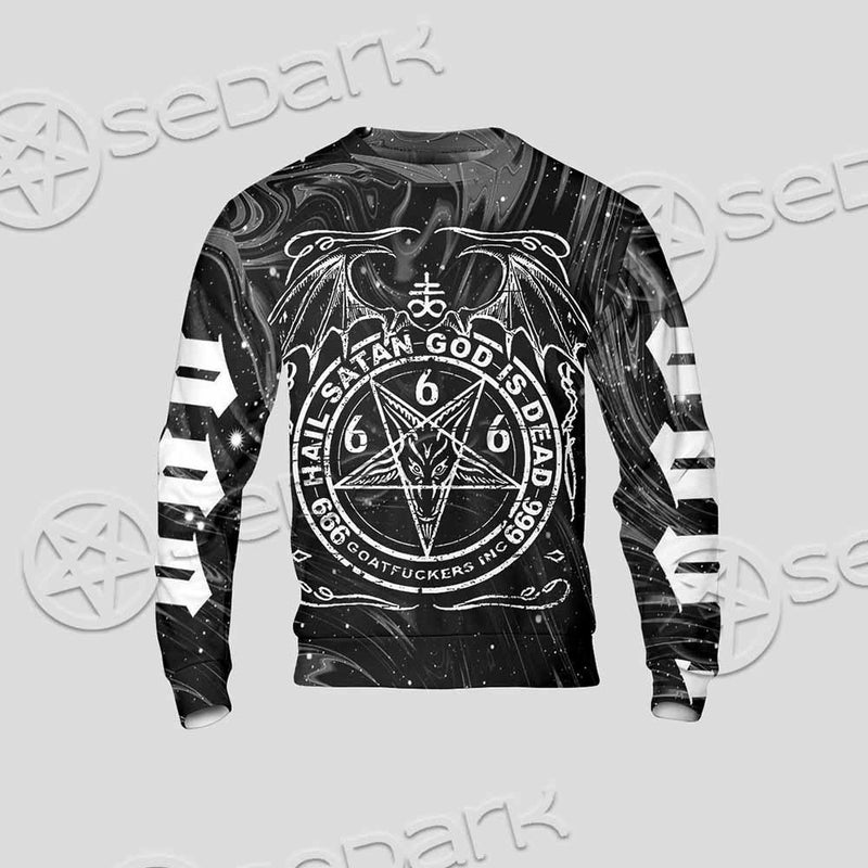 Hail Satan God Is Dead SED-0911 Unisex Sweatshirt