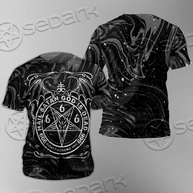 Hail Satan God Is Dead SED-0911 Unisex T-shirt