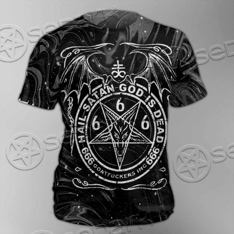Hail Satan God Is Dead SED-0911 Unisex T-shirt