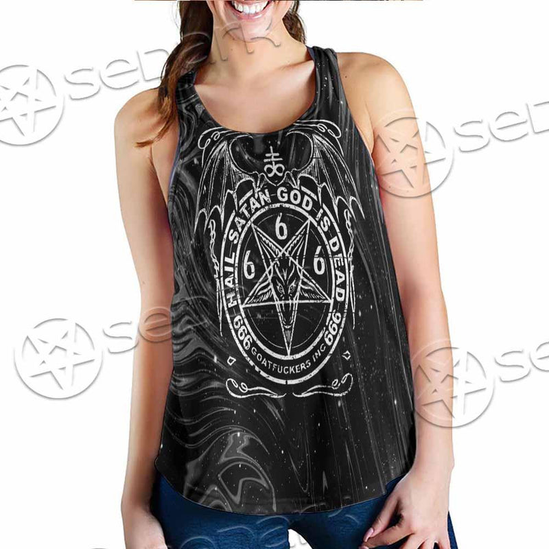 Hail Satan God Is Dead SED-0911 Women Tank Top