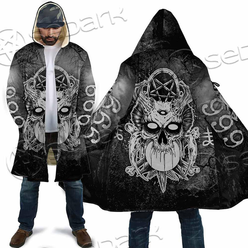 Skull Crossbones 666 SED-0912 Cloak