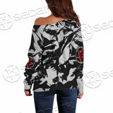 Pentagram Goat Head SED-0914 Off Shoulder Sweaters