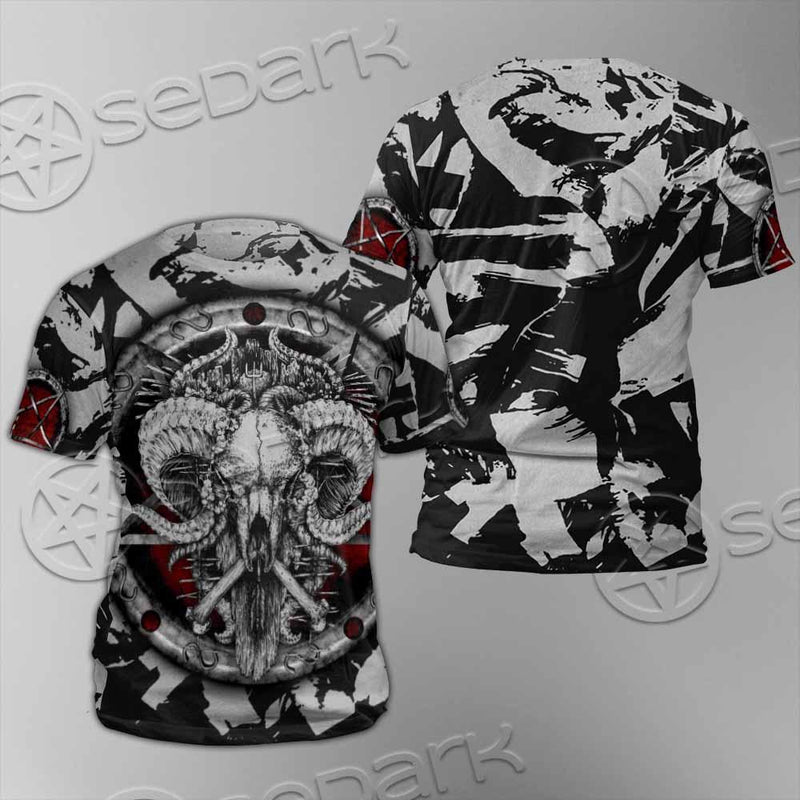 Pentagram Goat Head SED-0914 Unisex T-shirt