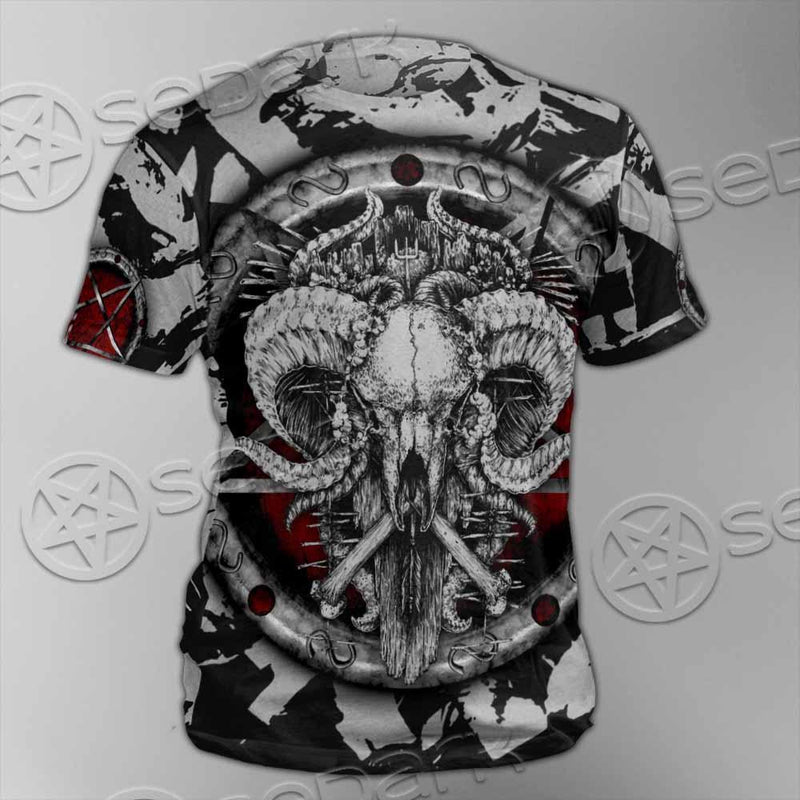 Pentagram Goat Head SED-0914 Unisex T-shirt