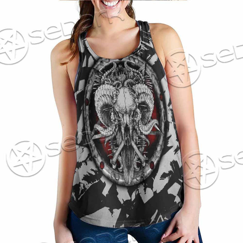 Pentagram Goat Head SED-0914 Women Tank Top