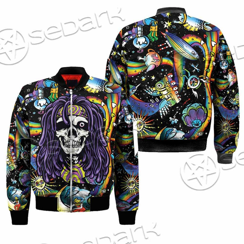 Psychedelic Skull Rasta Character SED-0915 Jacket