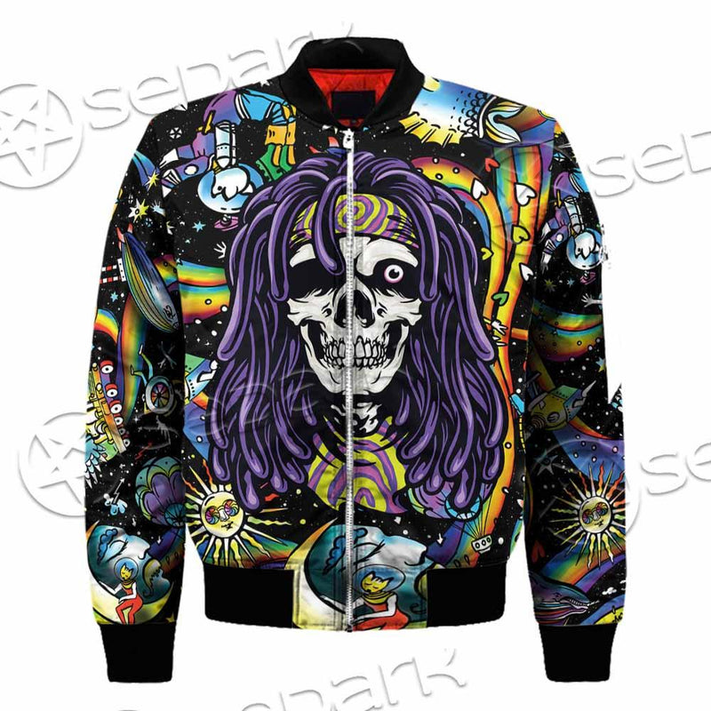 Psychedelic Skull Rasta Character SED-0915 Jacket