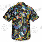 Psychedelic Skull Rasta Character SED-0915 Shirt Allover