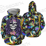 Psychedelic Skull Rasta Character SED-0915 Hoodie & Zip Hoodie