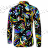 Psychedelic Skull Rasta Character SED-0915 Shirt Allover