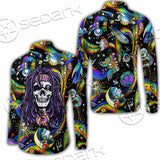 Psychedelic Skull Rasta Character SED-0915 Shirt Allover