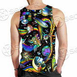 Psychedelic Skull Rasta Character SED-0915 Men Tank-tops