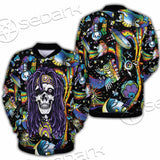 Psychedelic Skull Rasta Character SED-0915 Button Jacket