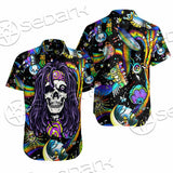 Psychedelic Skull Rasta Character SED-0915 Shirt Allover