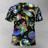 Psychedelic Skull Rasta Character SED-0915 Unisex T-shirt
