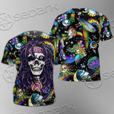 Psychedelic Skull Rasta Character SED-0915 Unisex T-shirt
