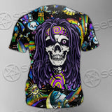 Psychedelic Skull Rasta Character SED-0915 Unisex T-shirt