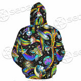 Psychedelic Skull Rasta Character SED-0915 Hoodie & Zip Hoodie