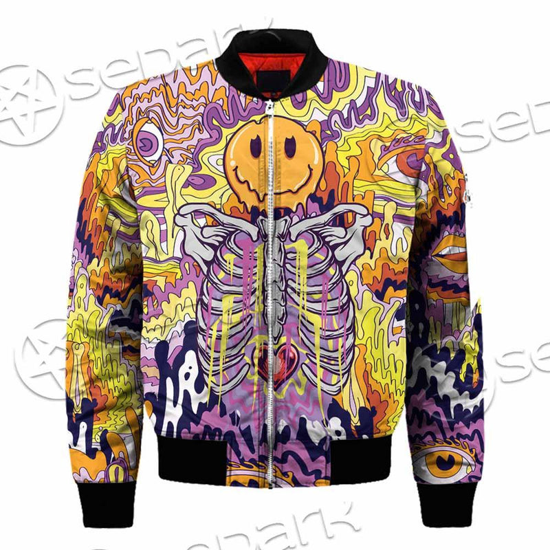Psychedelic Trippy Skeleton SED-0916 Jacket