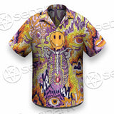 Psychedelic Trippy Skeleton SED-0916 Shirt Allover