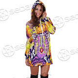 Psychedelic Trippy Skeleton SED-0916 Hoodie Dress