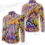Psychedelic Trippy Skeleton SED-0916 Shirt Allover