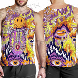 Psychedelic Trippy Skeleton SED-0916 Men Tank-tops