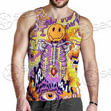 Psychedelic Trippy Skeleton SED-0916 Men Tank-tops