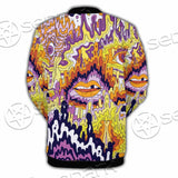 Psychedelic Trippy Skeleton SED-0916 Button Jacket
