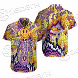 Psychedelic Trippy Skeleton SED-0916 Shirt Allover