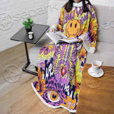Psychedelic Trippy Skeleton SED-0916 Sleeved Blanket