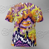 Psychedelic Trippy Skeleton SED-0916 Unisex T-shirt