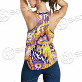 Psychedelic Trippy Skeleton SED-0916 Women Tank Top