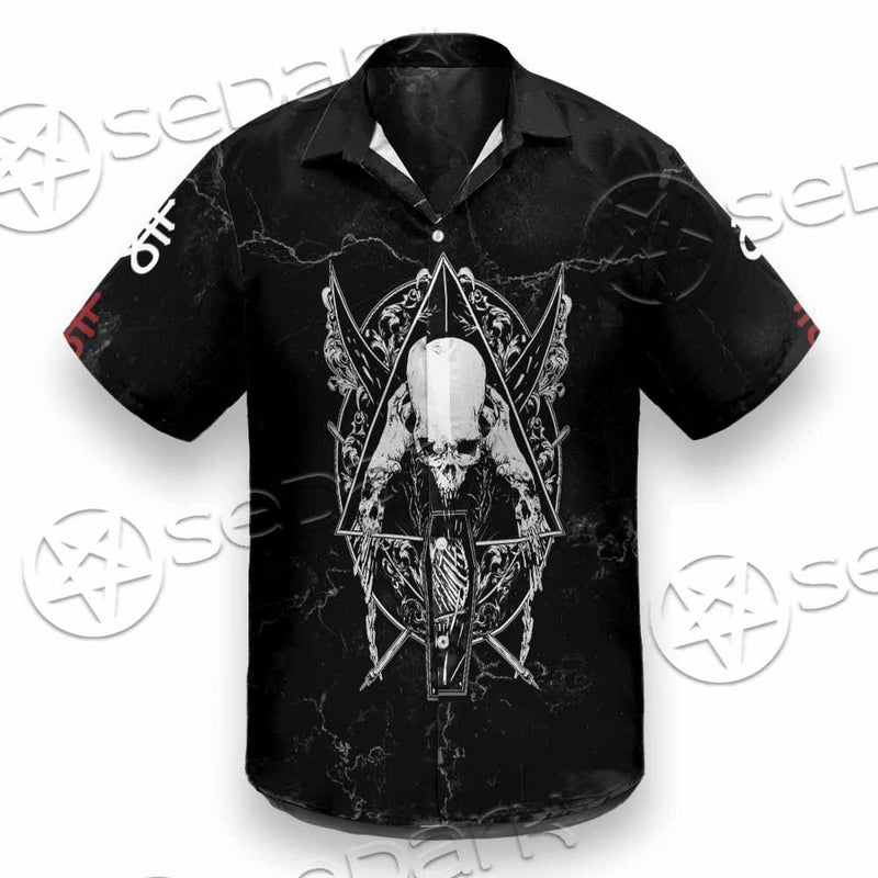 Kneel Before No God SED-0919 Shirt Allover