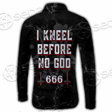 Kneel Before No God SED-0919 Shirt Allover