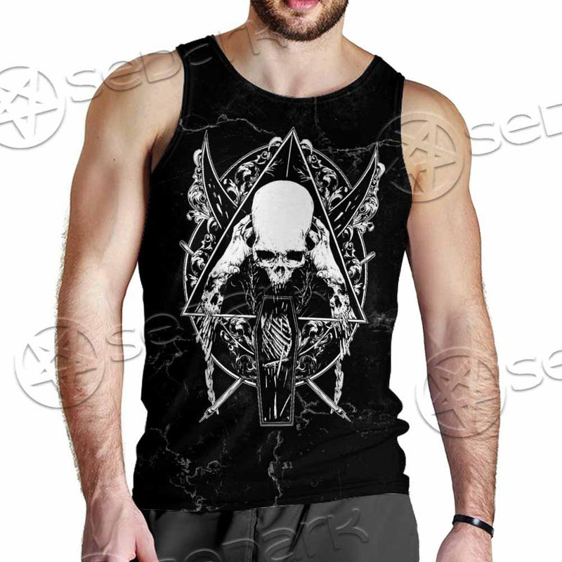 Kneel Before No God SED-0919 Men Tank-tops