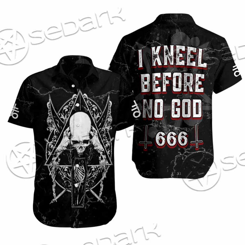 Kneel Before No God SED-0919 Shirt Allover