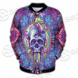 Psychedelic Trippy Mushrooms SED-0920 Button Jacket