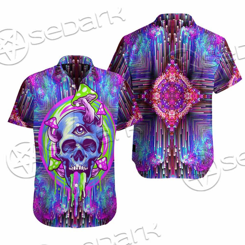 Psychedelic Trippy Mushrooms SED-0920 Shirt Allover