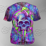 Psychedelic Trippy Mushrooms SED-0920 Unisex T-shirt