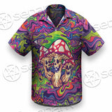 Psychedelic Mushrooms Skull SED-0921 Shirt Allover