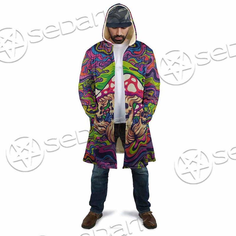 Psychedelic Mushrooms Skull SED-0921 Cloak