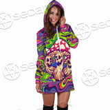 Psychedelic Mushrooms Skull SED-0921 Hoodie Dress